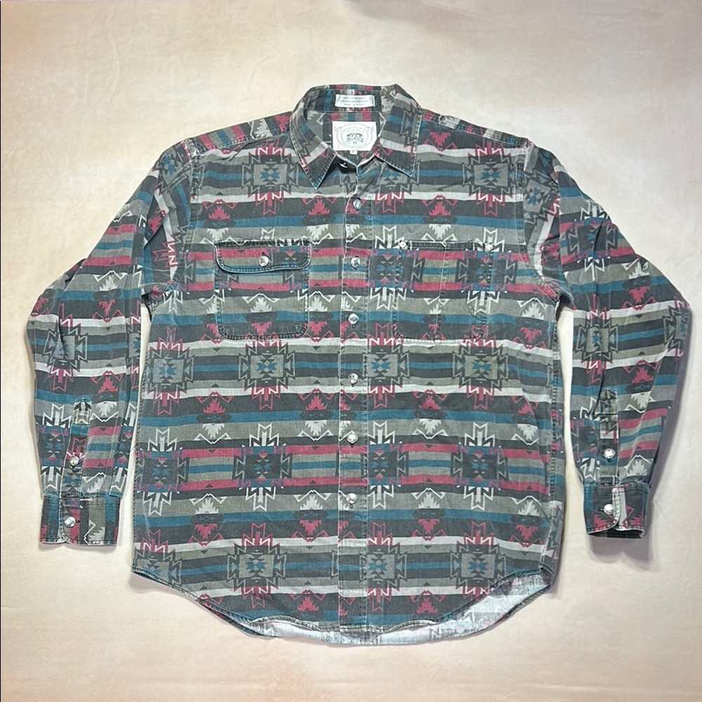 Vintage aztec western shirt